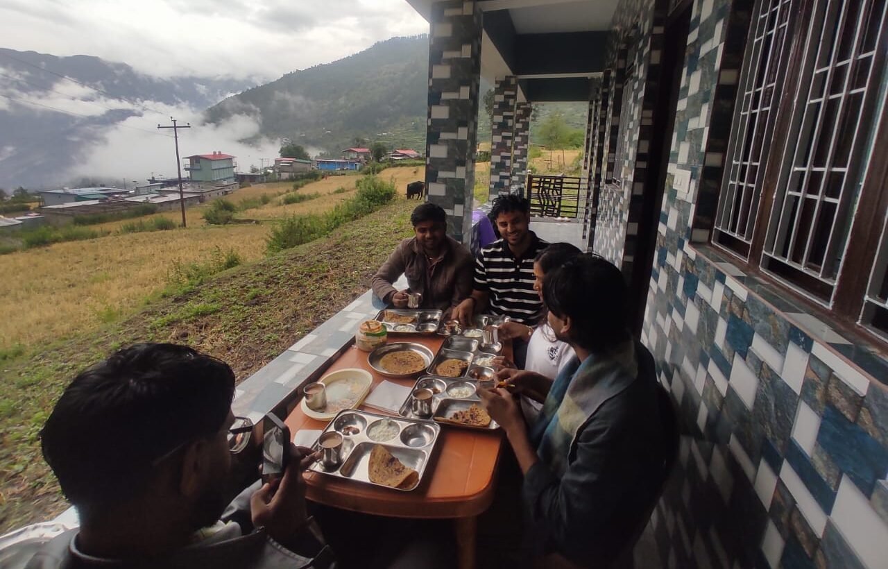 Scenic mountain view near Urvil Homestay in Urgam Valley, Uttarakhand